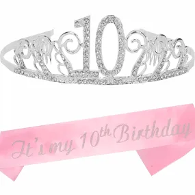 10th Birthday, 10th Birthday Gifts for Girl, 10th Birthday Tiara, 10th Birthday Tiara