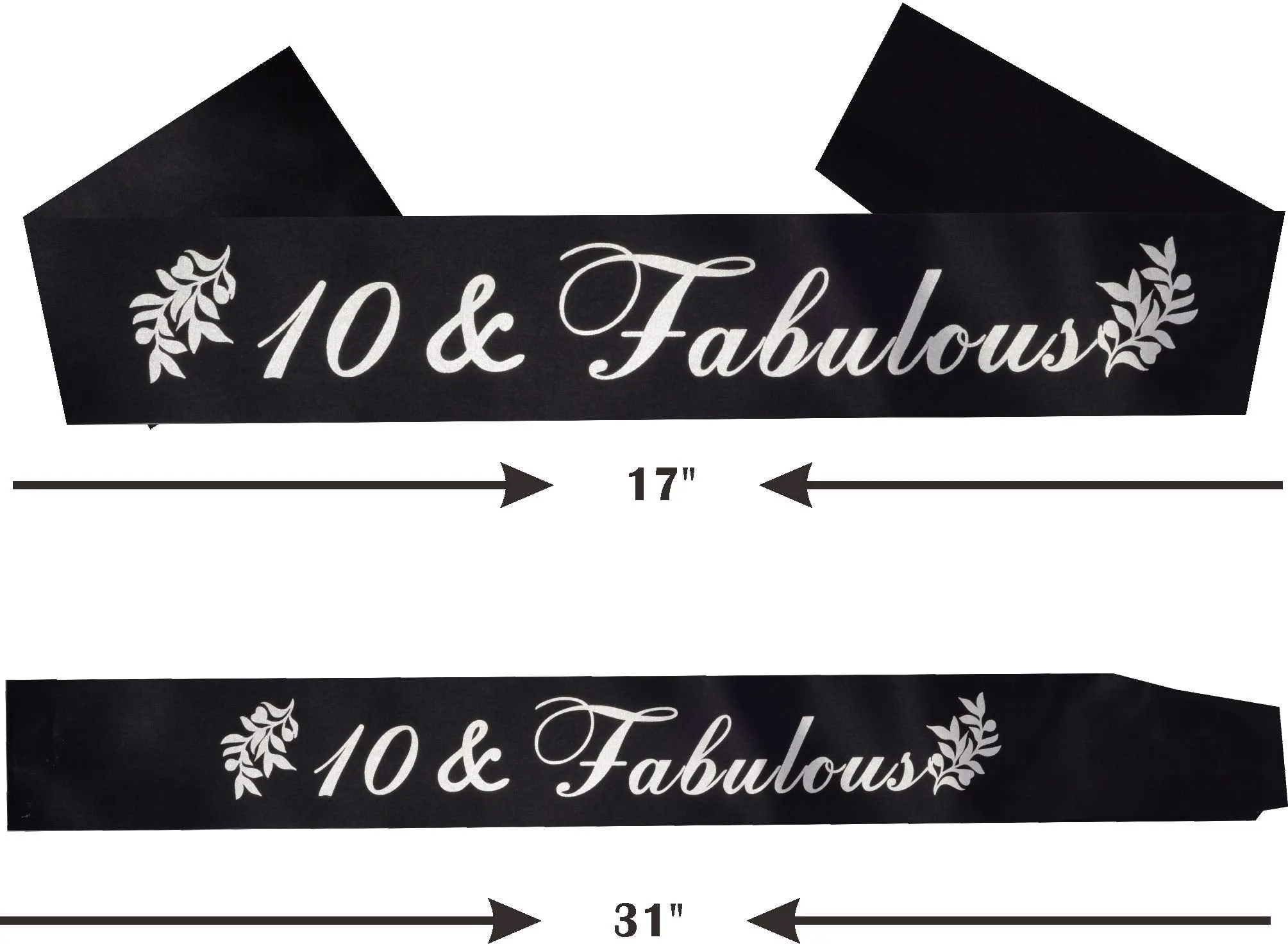 10th Birthday, 10th Birthday Gifts for Girls, 10th Birthday Tiara and Sash, 10 Fabulous