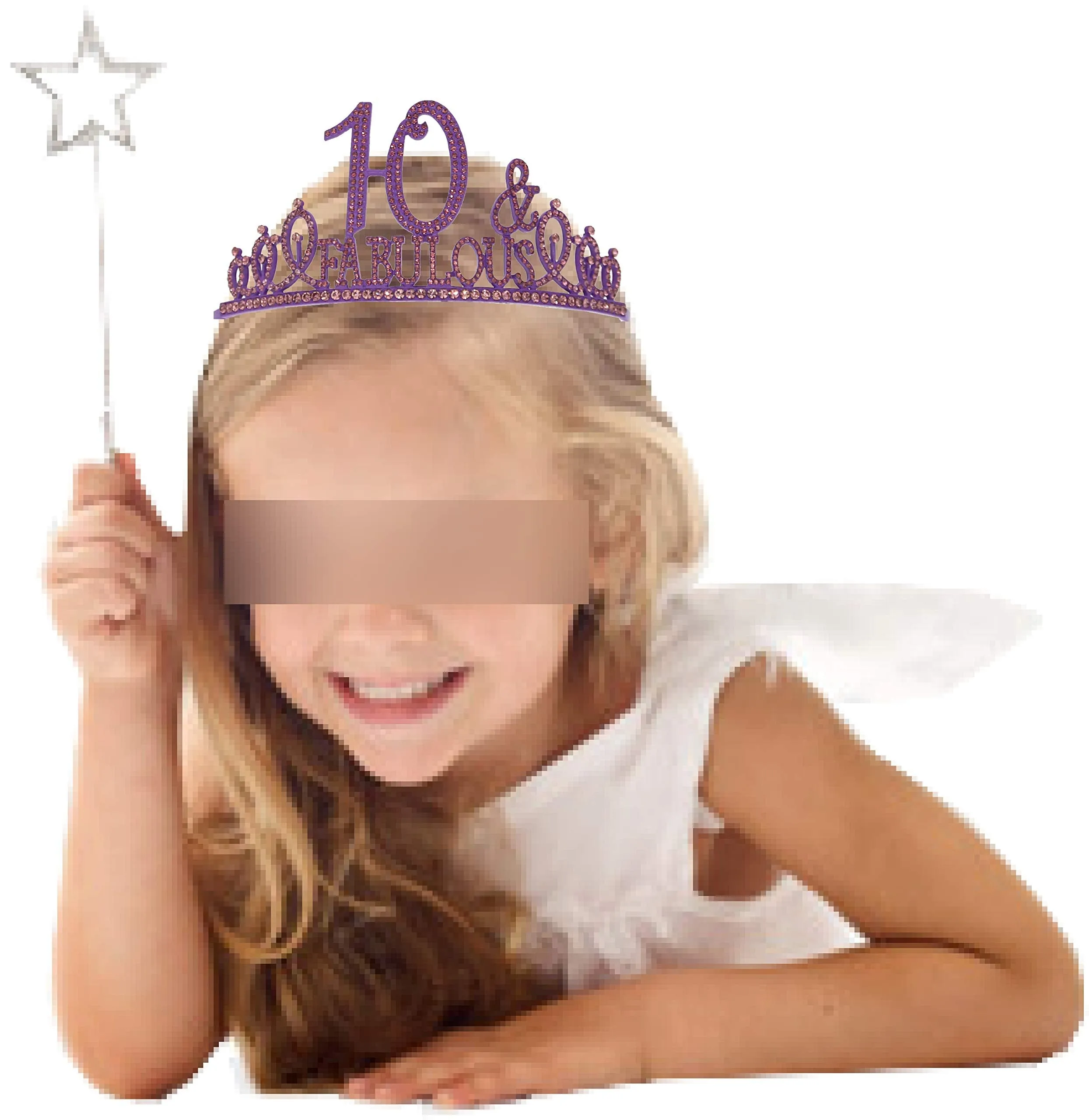 10th Birthday, 10th Birthday Tiara Purple, 10th Birthday Decorations for Girls, 10th