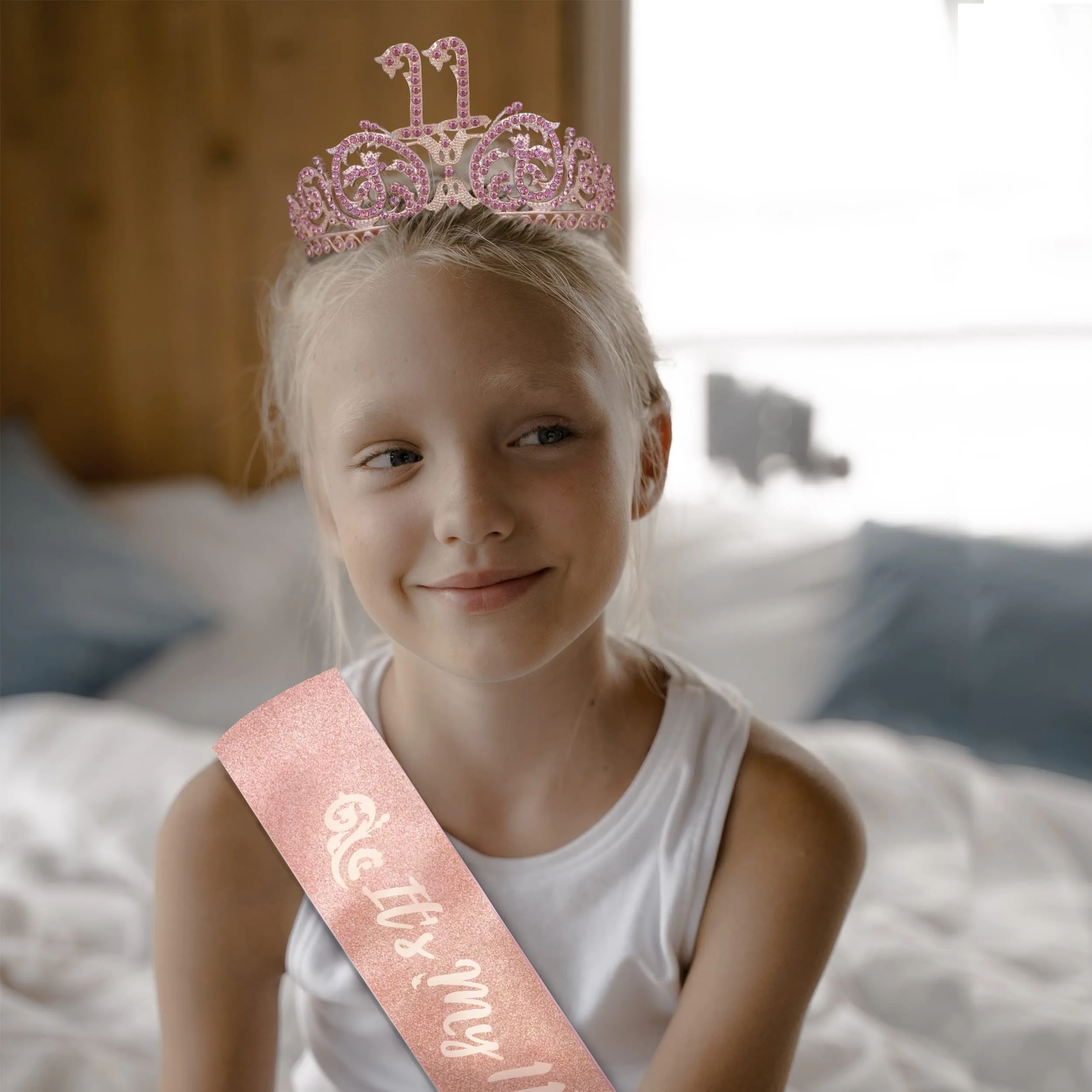 11th Birthday, 11th Birthday Gifts for Girls, 11th Birthday Tiara and Sash, 11th Birthday