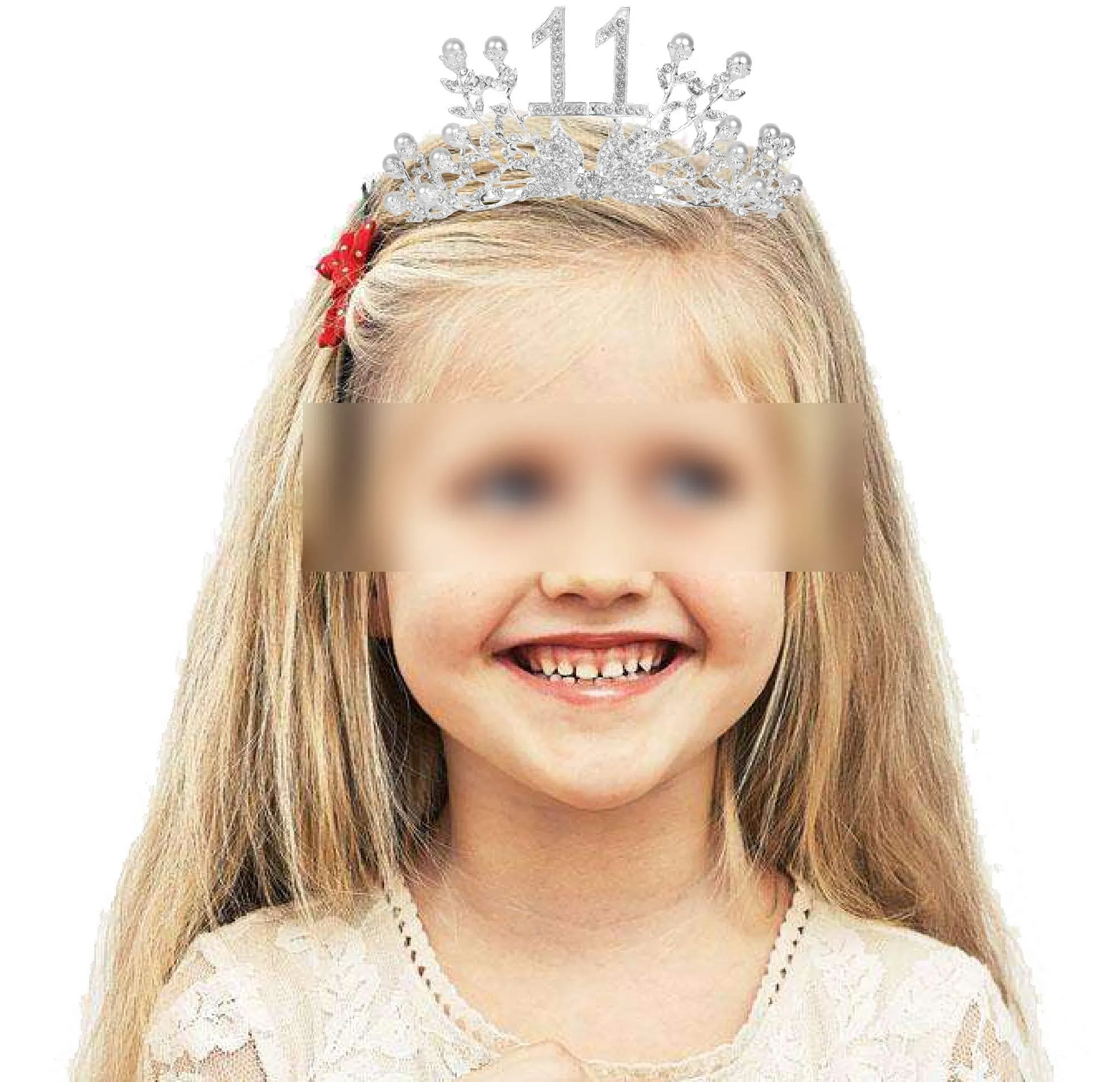 11th Birthday Gifts for Girl, 11th Birthday Tiara and Sash, 11 Fabulous Sash and Crystal