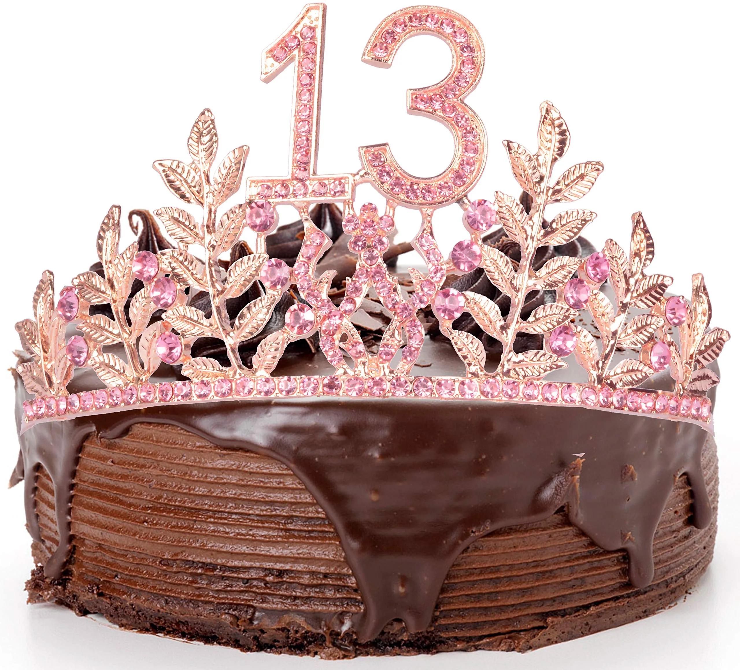 13th Birthday Party Tiara and Sash Set,Girl 13th Birthday Party Supplies,13th Birthday