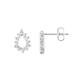 14KW24D(F/C)0.41CT DIAMOND EARRING  (121EA4873AD)