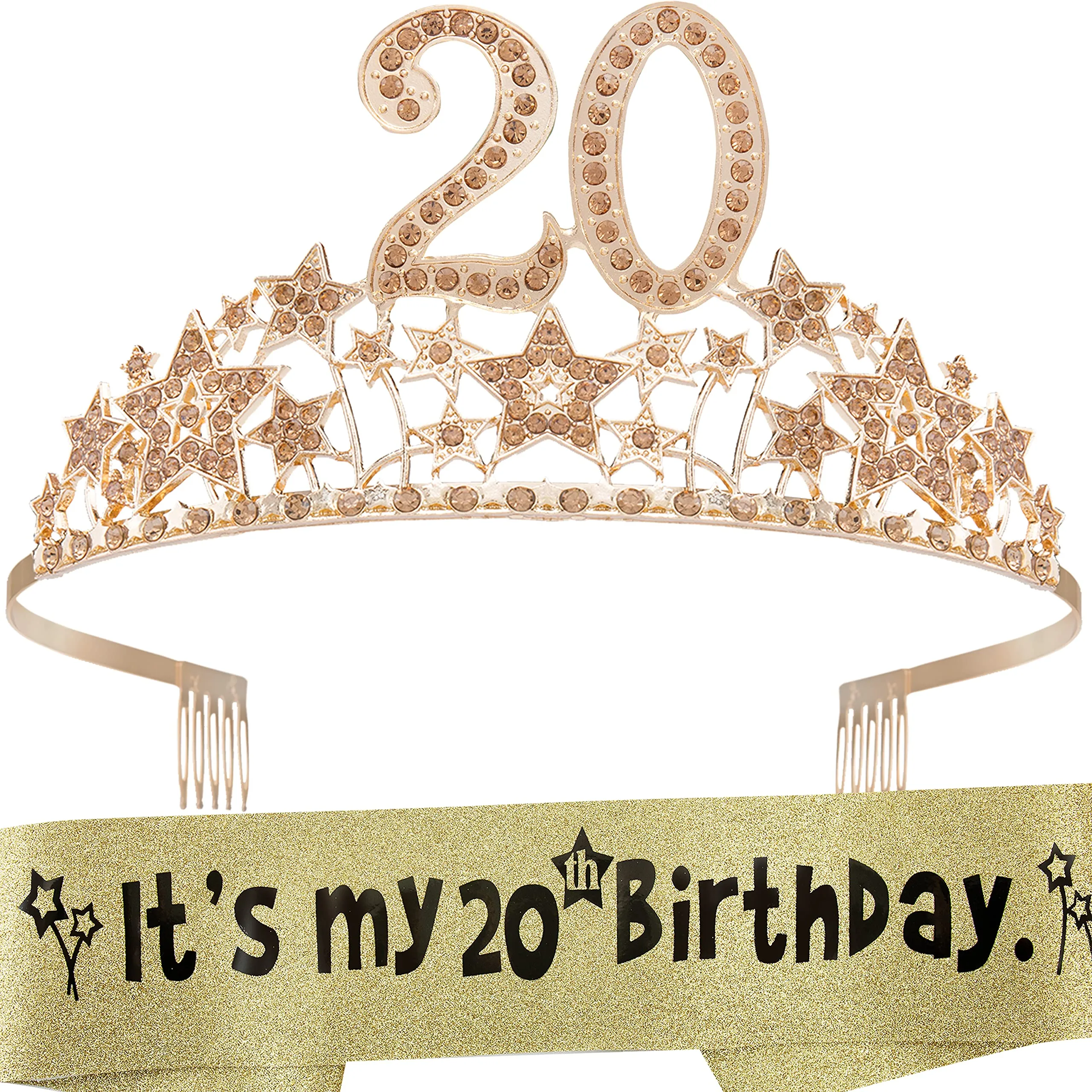 20th Birthday Decorations for Women, 20th Birthday Gifts for Women, 20 Years Birthday