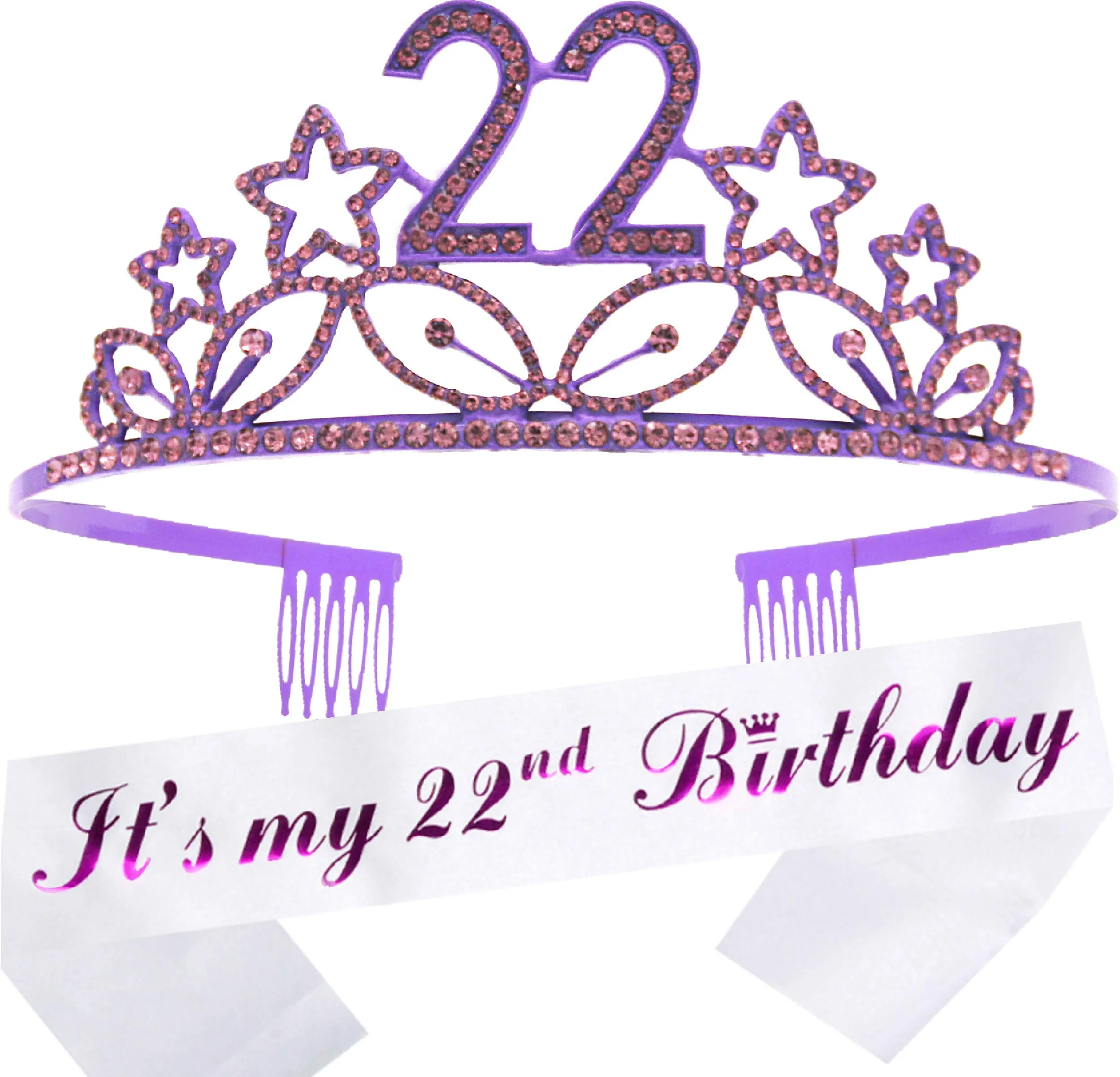 22nd Birthday, 22nd Birthday Gifts for Women, 22nd Birthday Tiara, 22nd Birthday Tiara