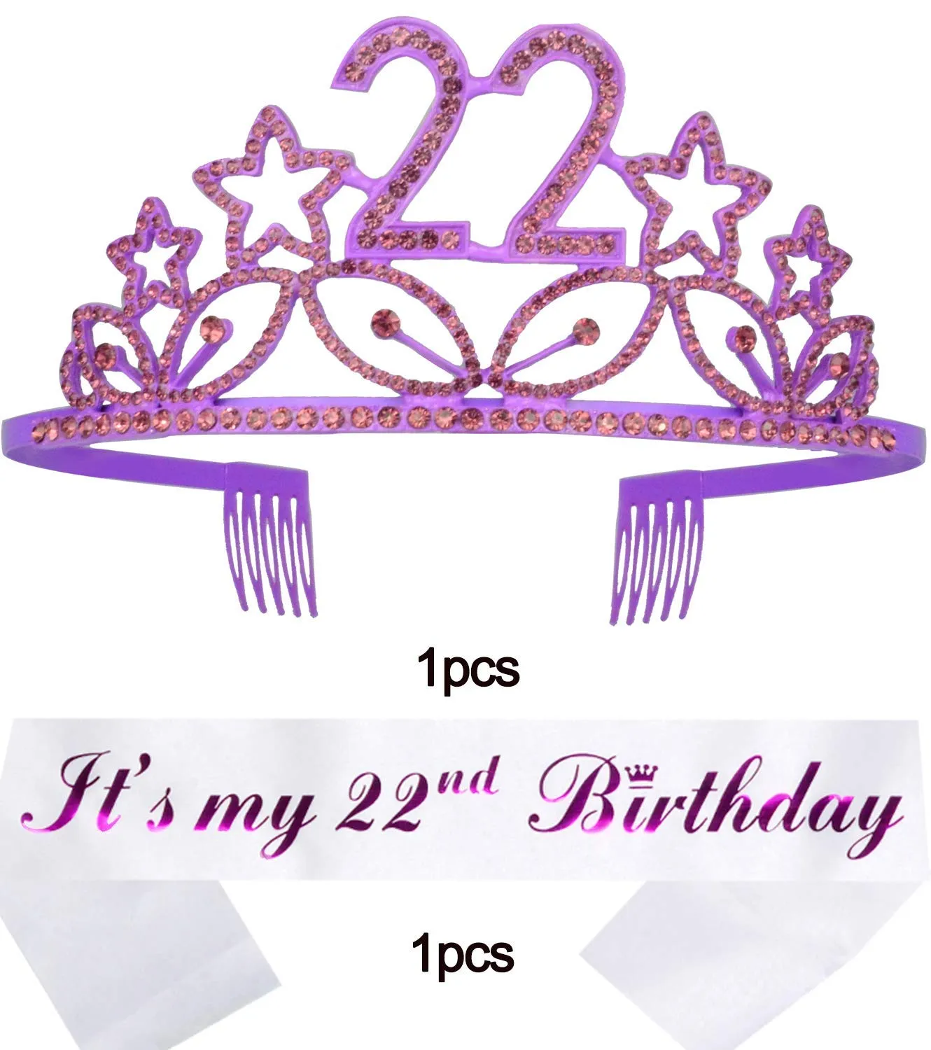 22nd Birthday, 22nd Birthday Gifts for Women, 22nd Birthday Tiara, 22nd Birthday Tiara