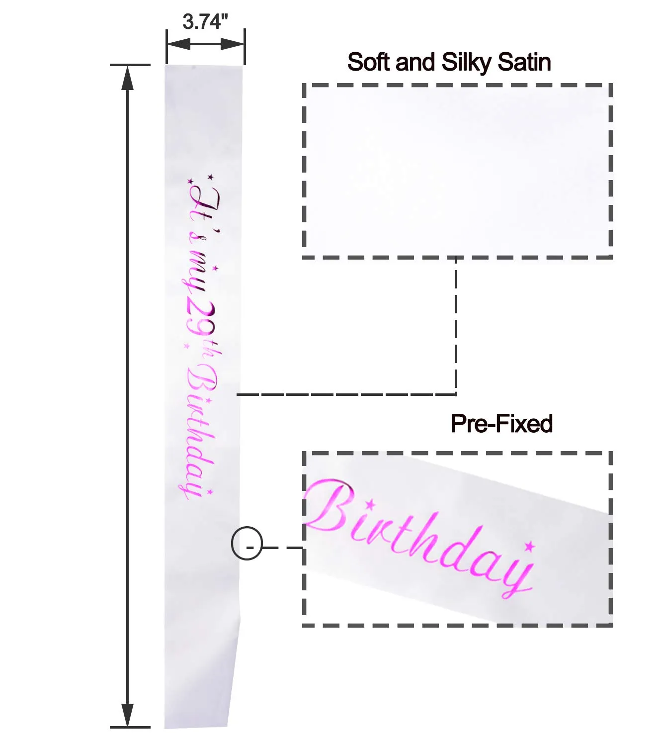 29th Birthday, 29th Birthday Gifts for Women, 29th Birthday Tiara, 29th Birthday Sash