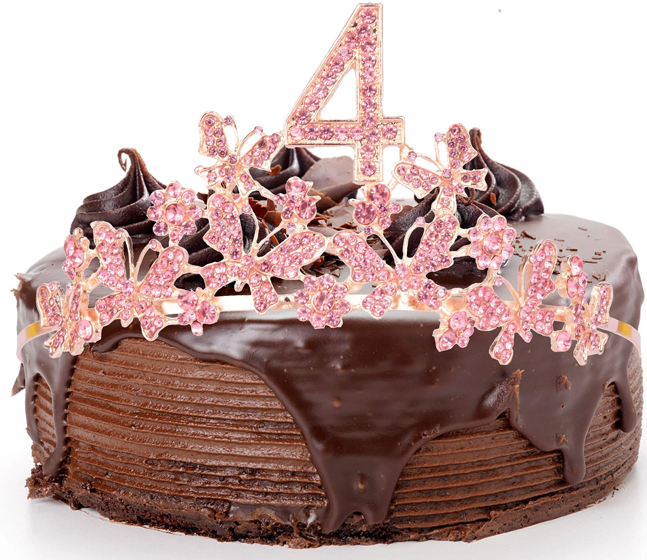 4th Birthday Gifts for Girls, 4th Birthday Tiara and Sash, Its My 4th Birthday Sash