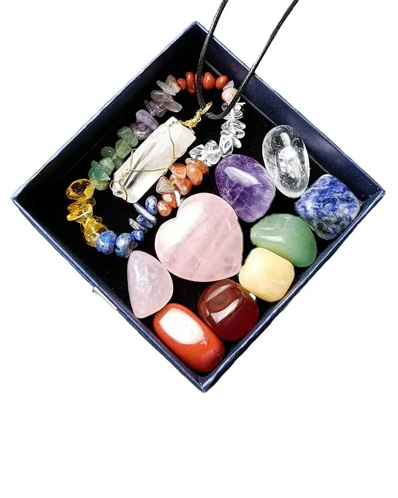 7 Chakra Healing Crystal Box