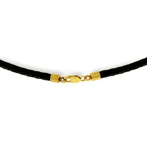 7.5 Carat 14K Solid Yellow Gold Leather Necklace Pearl Citrine