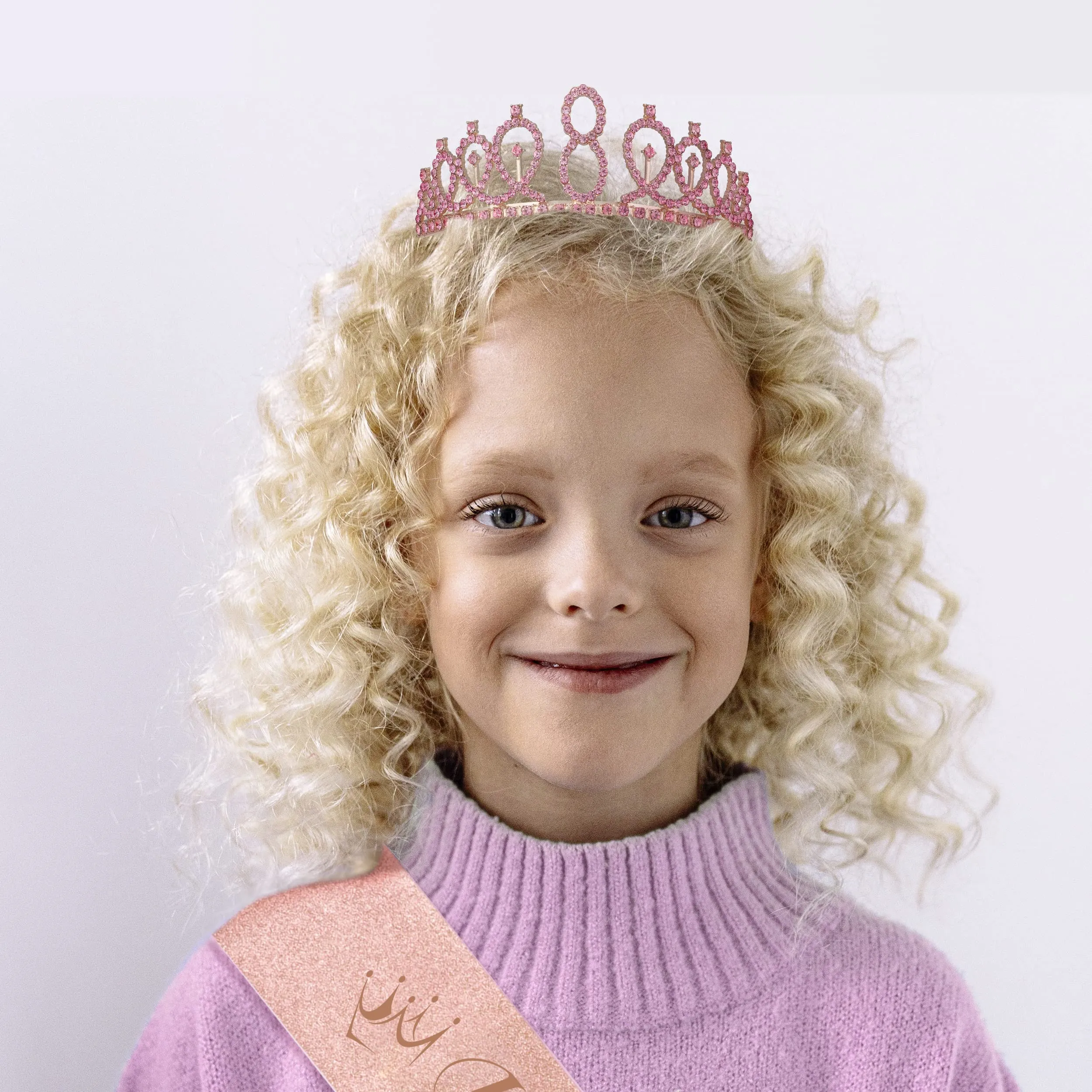 8th Birthday Gifts for Girl, 8th Birthday Decorations for Girl, 8th Birthday Tiara