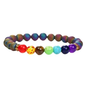 American Yoga Jewellery Cross-border Amazon Jack Purcell India Agate Bracelet 8mm