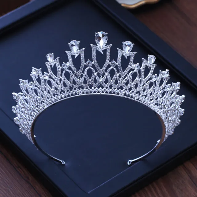 Assorted Styles Fashion Crystal Crowns- Bride Tiaras Wedding Headpiece Hair Jewelry