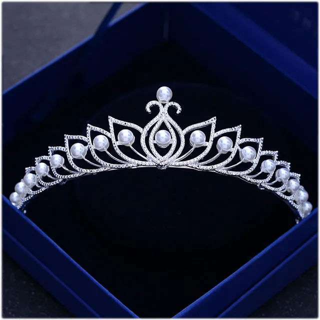 Assorted Styles Fashion Crystal Crowns- Bride Tiaras Wedding Headpiece Hair Jewelry