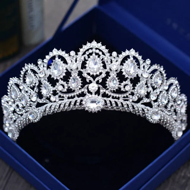 Assorted Styles Fashion Crystal Crowns- Bride Tiaras Wedding Headpiece Hair Jewelry