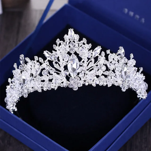 Assorted Styles Fashion Crystal Crowns- Bride Tiaras Wedding Headpiece Hair Jewelry