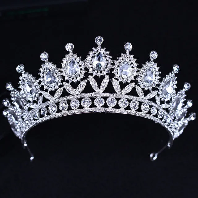 Assorted Styles Fashion Crystal Crowns- Bride Tiaras Wedding Headpiece Hair Jewelry