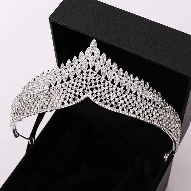 Assorted Styles Fashion Crystal Crowns- Bride Tiaras Wedding Headpiece Hair Jewelry