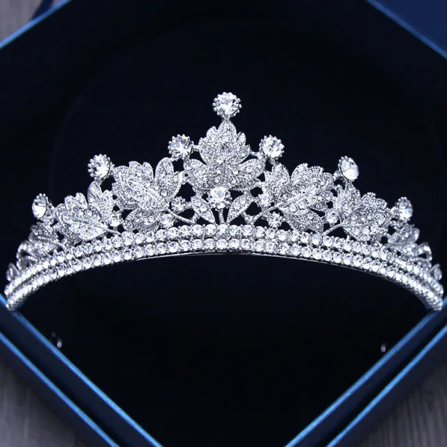 Assorted Styles Fashion Crystal Crowns- Bride Tiaras Wedding Headpiece Hair Jewelry