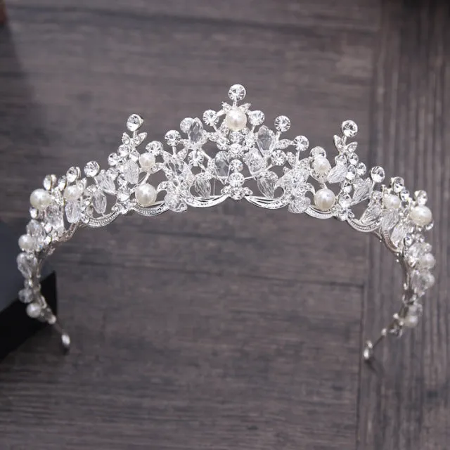 Assorted Styles Fashion Crystal Crowns- Bride Tiaras Wedding Headpiece Hair Jewelry