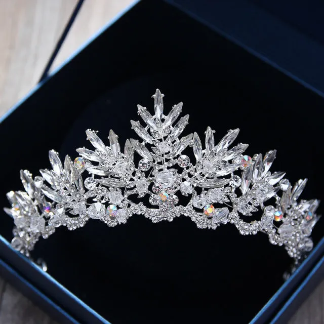 Assorted Styles Fashion Crystal Crowns- Bride Tiaras Wedding Headpiece Hair Jewelry