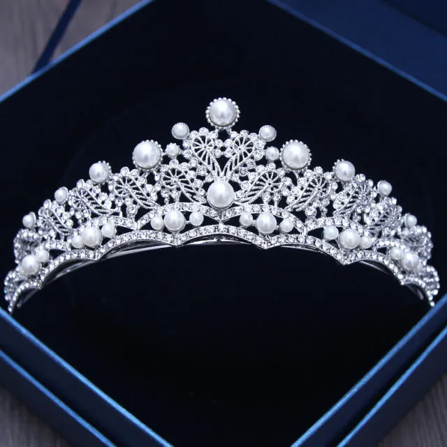 Assorted Styles Fashion Crystal Crowns- Bride Tiaras Wedding Headpiece Hair Jewelry