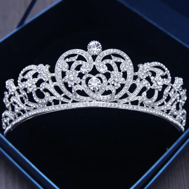 Assorted Styles Fashion Crystal Crowns- Bride Tiaras Wedding Headpiece Hair Jewelry