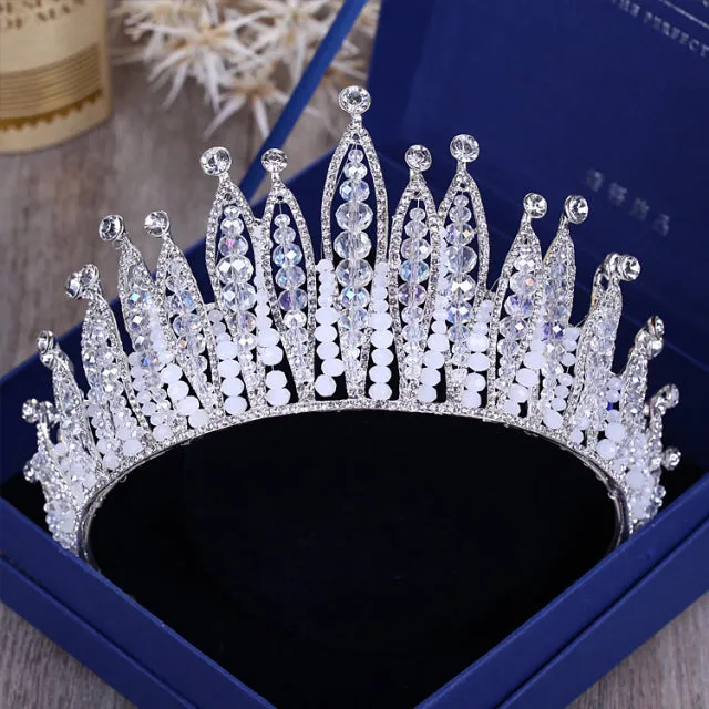 Assorted Styles Fashion Crystal Crowns- Bride Tiaras Wedding Headpiece Hair Jewelry