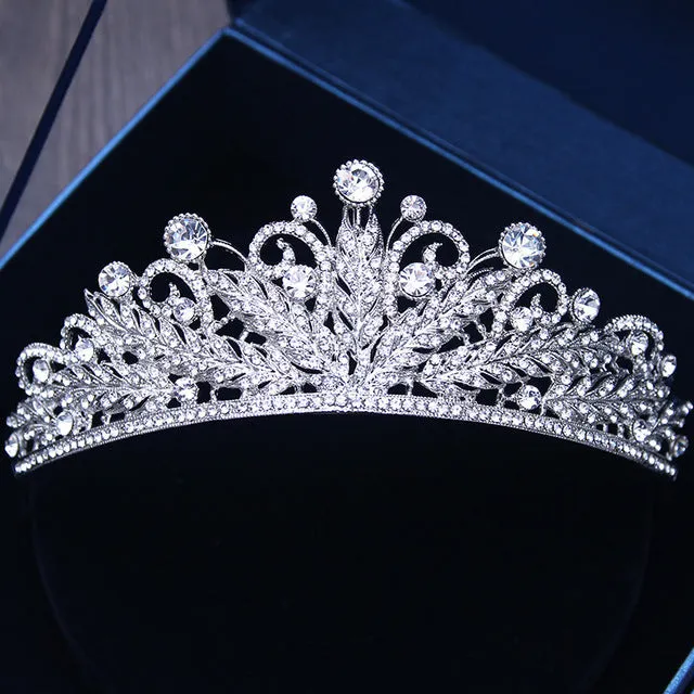 Assorted Styles Fashion Crystal Crowns- Bride Tiaras Wedding Headpiece Hair Jewelry