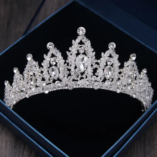 Assorted Styles Fashion Crystal Crowns- Bride Tiaras Wedding Headpiece Hair Jewelry