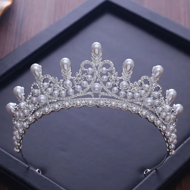 Assorted Styles Fashion Crystal Crowns- Bride Tiaras Wedding Headpiece Hair Jewelry