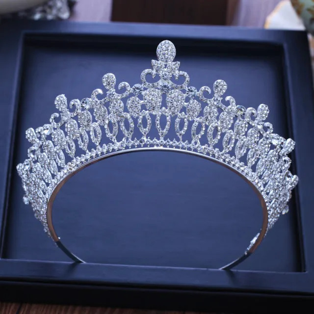 Assorted Styles Fashion Crystal Crowns- Bride Tiaras Wedding Headpiece Hair Jewelry