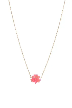 bara boheme | "LOTUS FLOWER" Opal Necklace