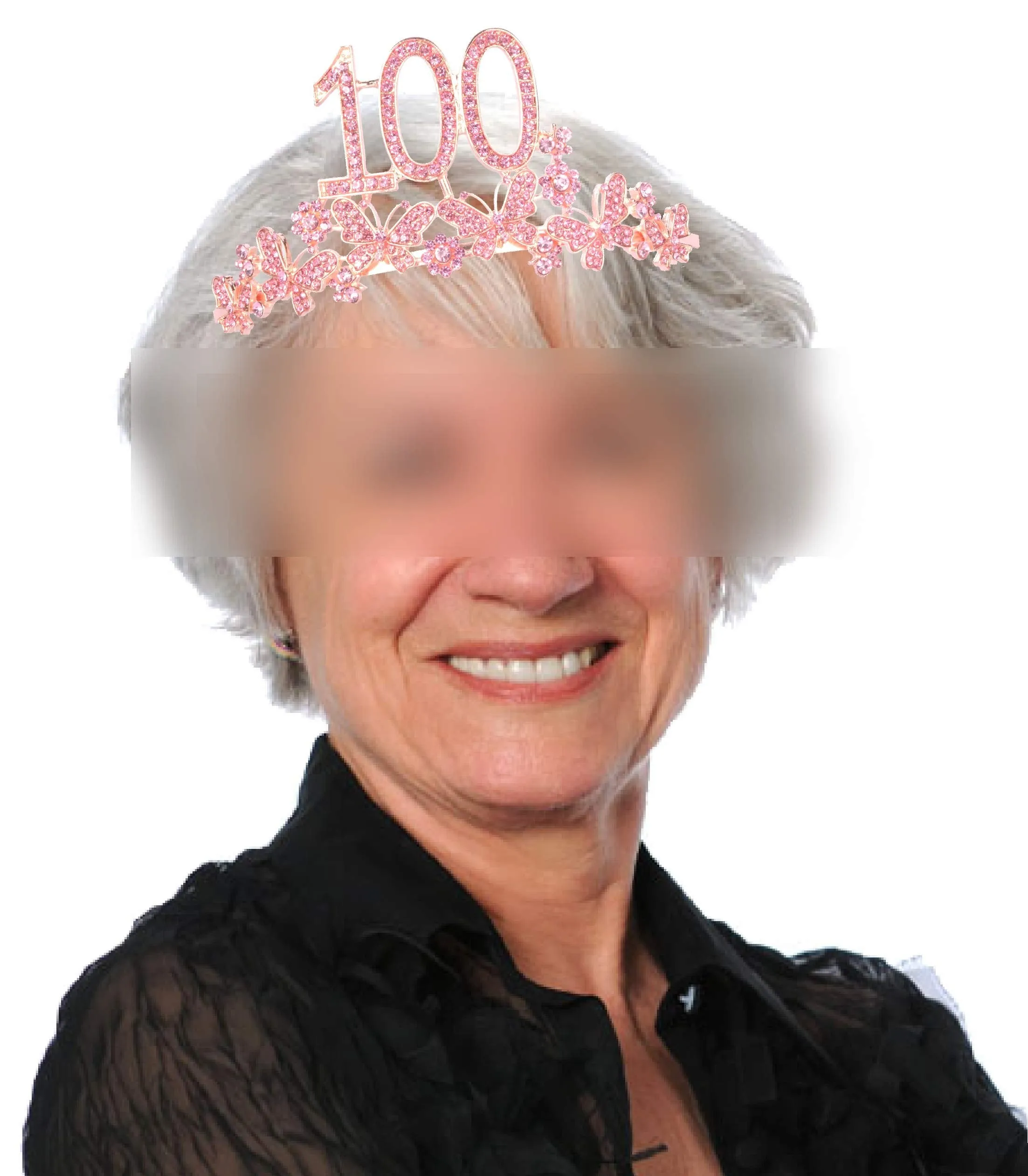 Birthday 100th,100 Birthday,Happy 100th Birthday Banner,100th Birthday Tiara,100th