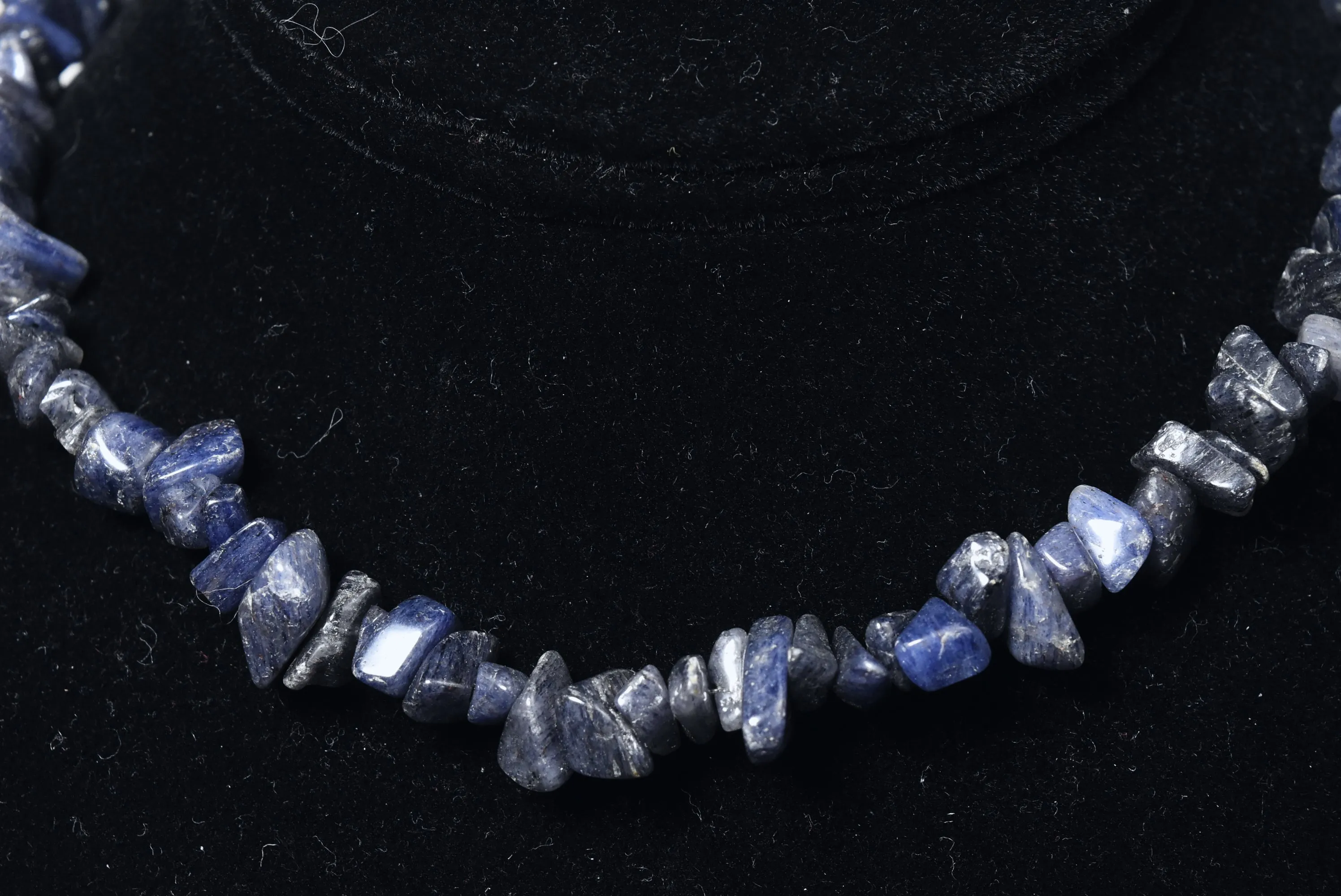 Blue Aventurine Chip Bead Necklace