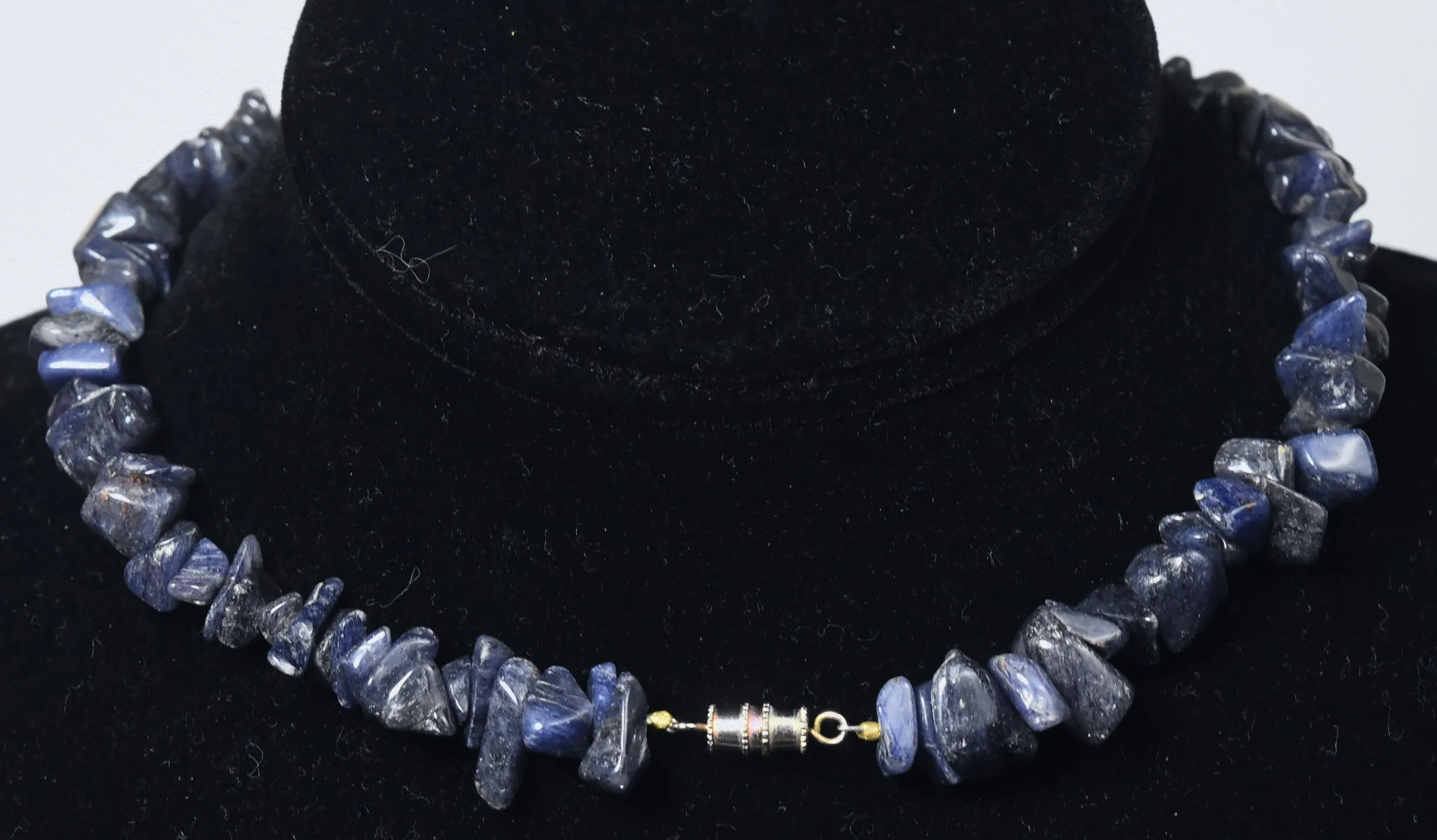 Blue Aventurine Chip Bead Necklace