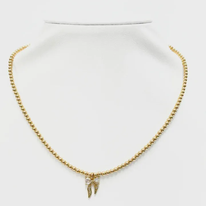 Bow Miracle Choker | 14K Gold Filled