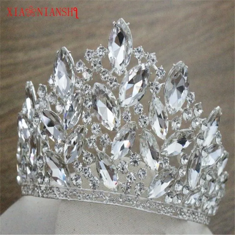 Brand High-grade Big Crystal Tiara