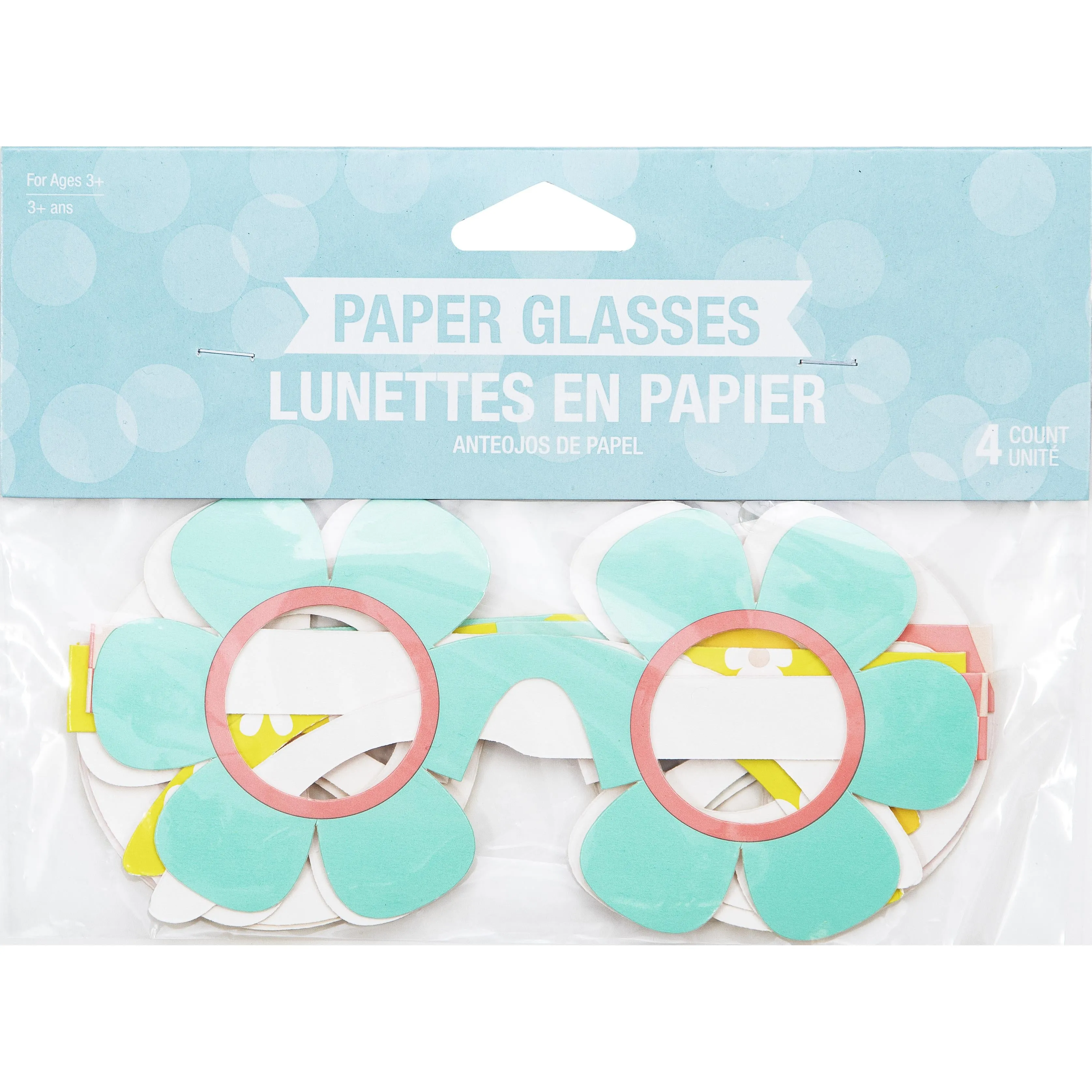 Bulk Flower Power Paper Glasses (24 per Case)