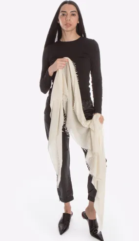 Cashmere Love Scarf - Milk