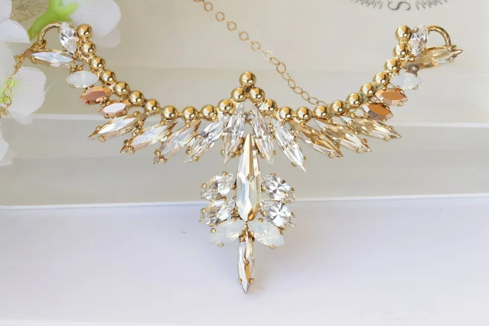 CHAMPAGNE NECKLACE