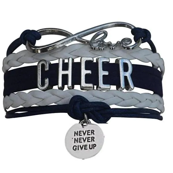 Cheer Bracelet with Inspirational Charms