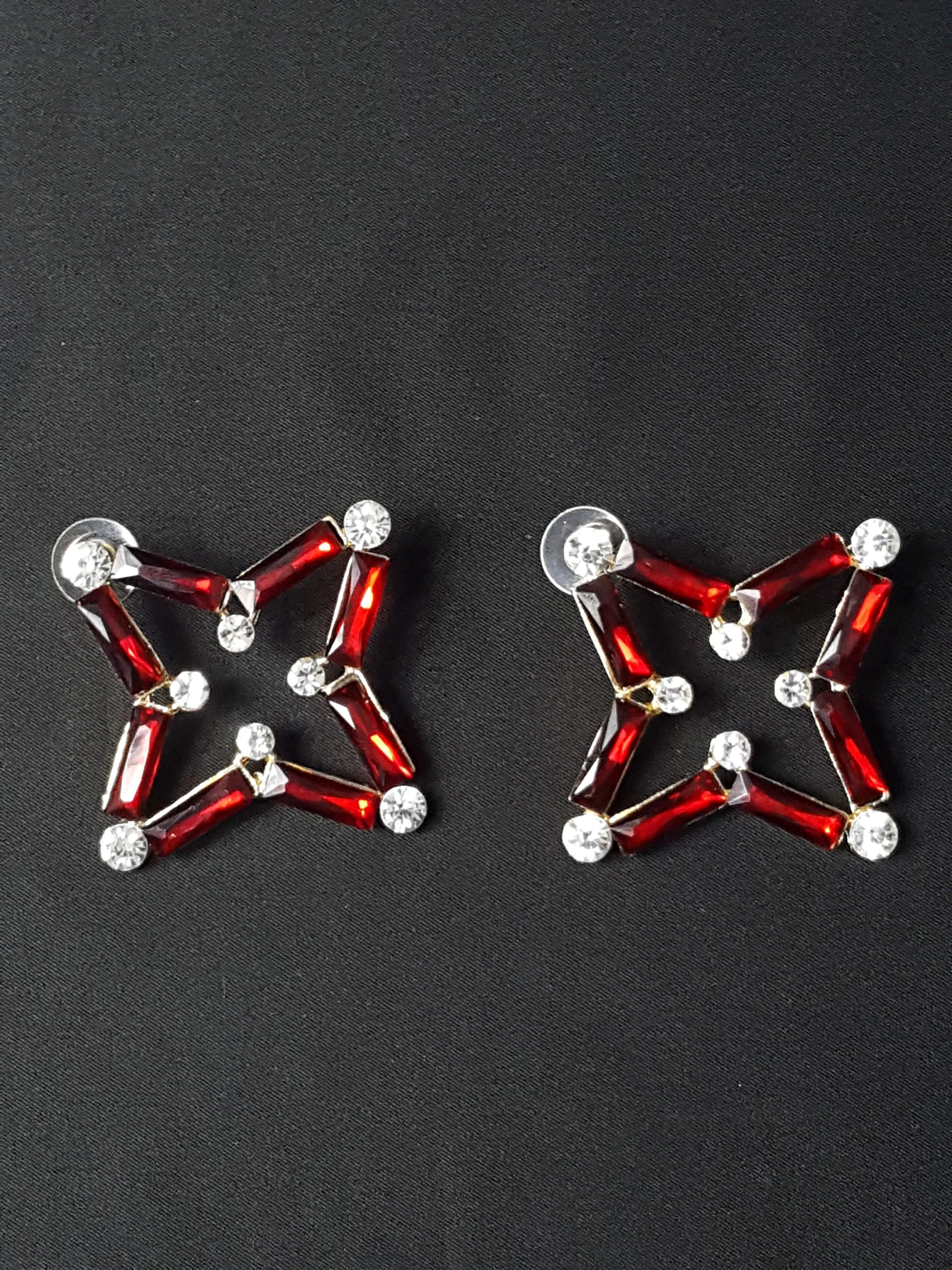 Chunky Star Statement Earrings