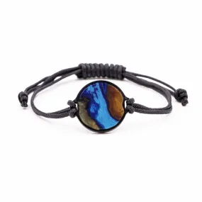 Circle Wood Resin Bracelet - Mougy (Mosaic, 592140)