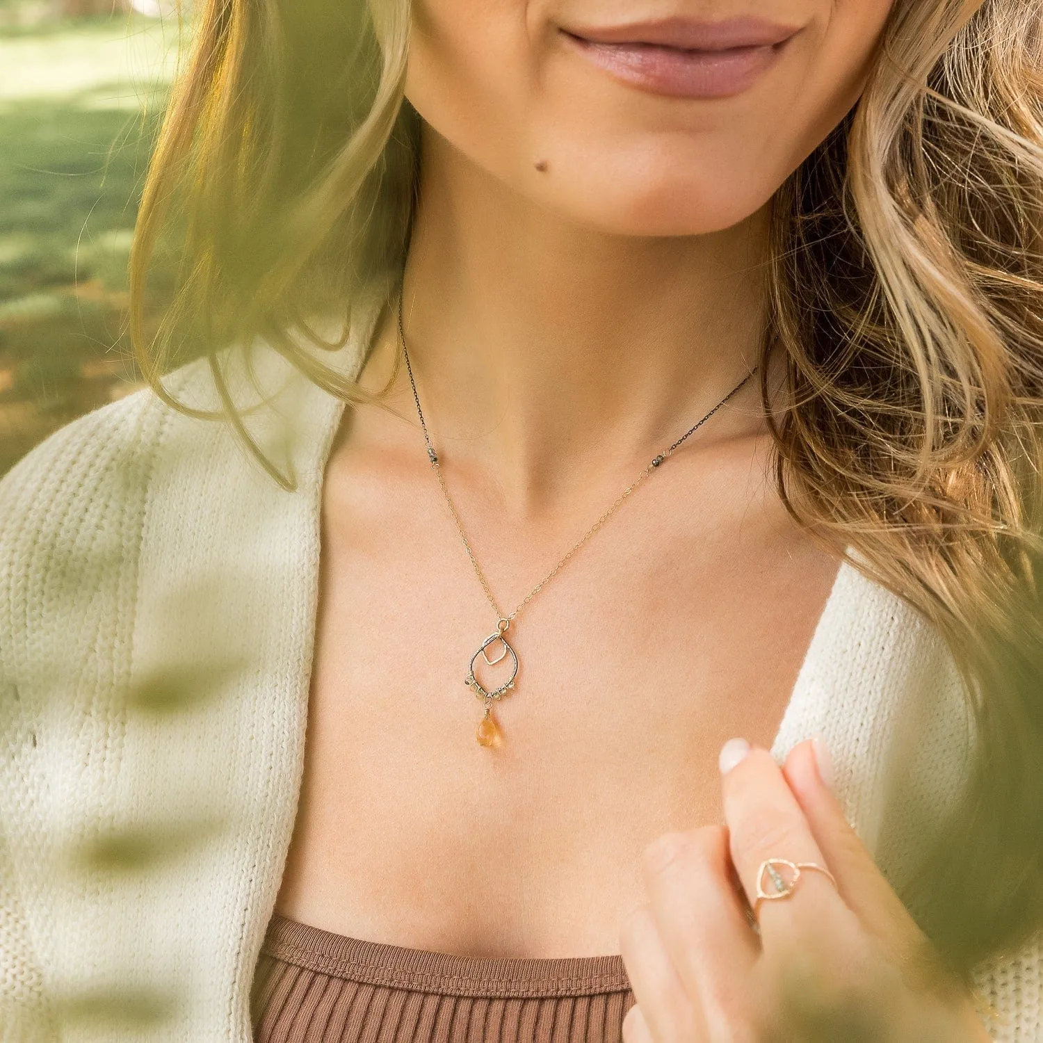 Citrine Vine Necklace