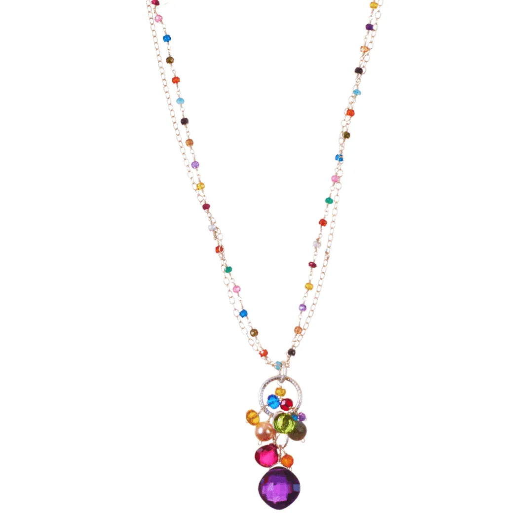 Colorful Jeanie 24" Convertible Pendant Necklace