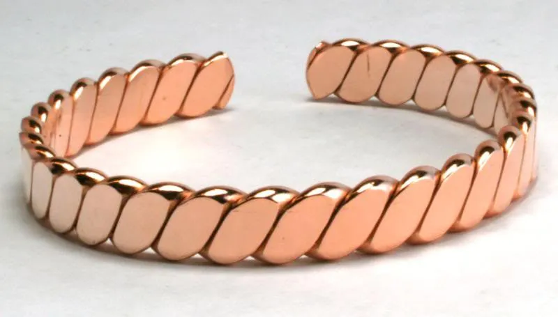 Cooper Bangle Twisted Bracelet