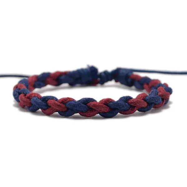 Cotton Multicolor Cotton Woven Bracelet 純棉多色編織手鍊 KJBR16056b