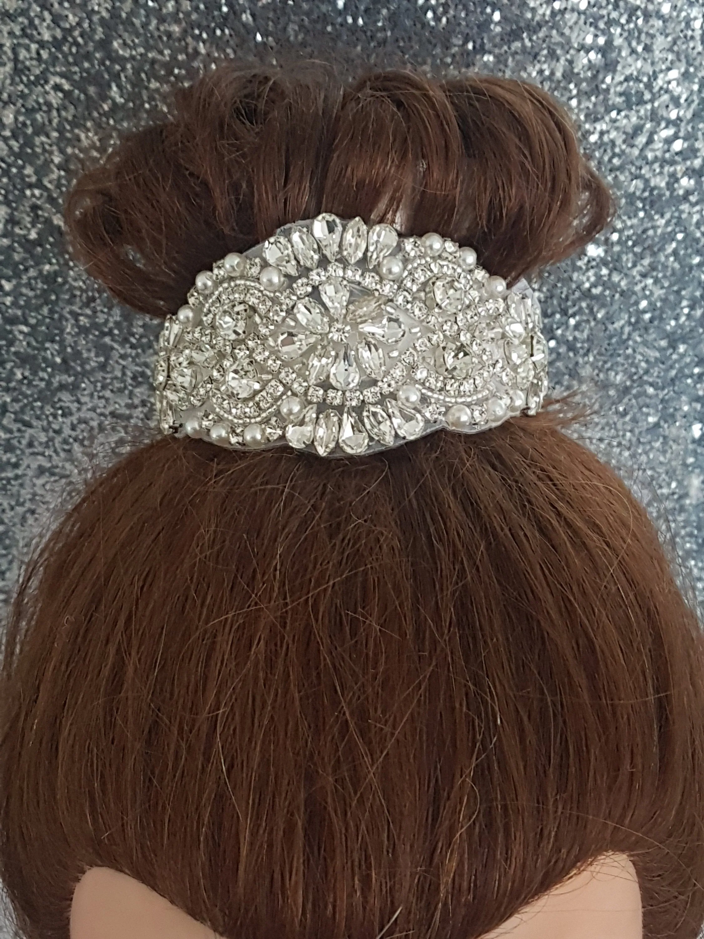 Crystal Vintage Wedding Hair Slide Bride s Bridesmaid  hair slide  Great Gatsby Vintage Glam Art Deco