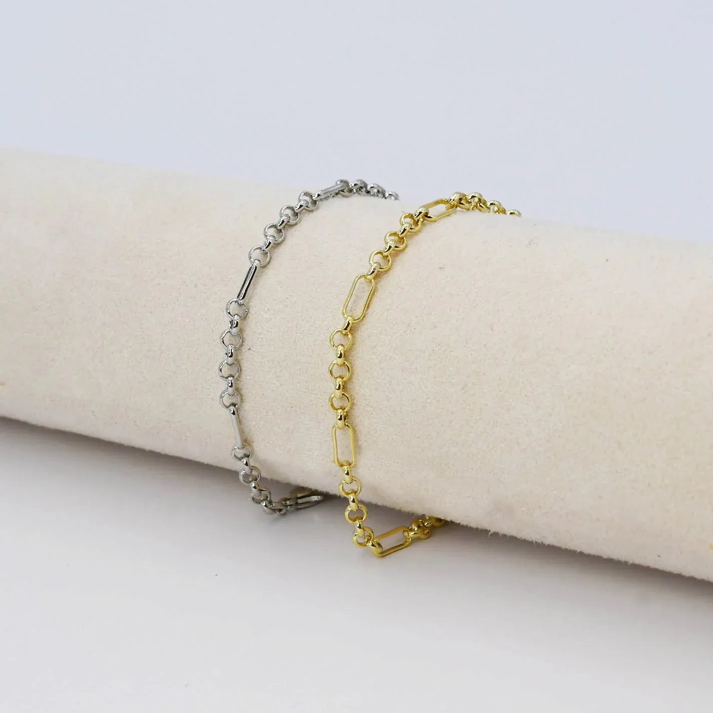 Dainty Rolo Chain Bracelet by Treasure Jewels